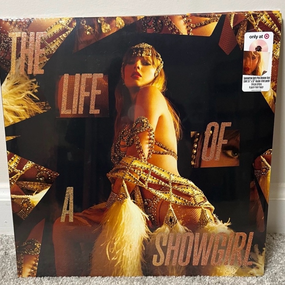 The Life of a Showgirl Summertime Spritz Pink Taylor Swift Vinyl Target